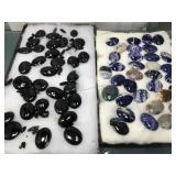 Lot of polished stones