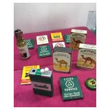 Vintage Tobacco Advertising lighters, matches,