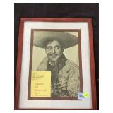 A Leo Carrilo program with pencil signature, (as