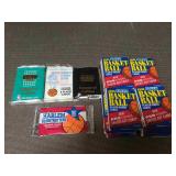 27 vintage basketball packs