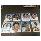 Vintage large baseball cards Yankees