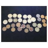 Coinage, Buffalo Nickels, Indian Head pennies &
