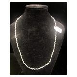 Sterling 18 inch twisted rope necklace, NWT