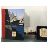 Titanic Travel Journal  & Titanic compact Mirror