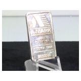 1- oz. .999+ Fine Silver Bar, A- Mark