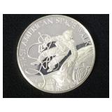 1965 STERLING AMERICAN SPACE WALK COIN