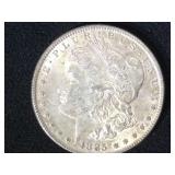 1885 MORGAN SILVER DOLLAR