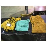 Lot of welding covers incl. Tillman cape sleeve,