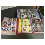 3 albums of sports cards