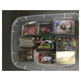 Bin full of sports cards