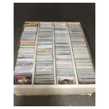 Box full of sports cards