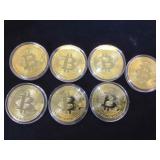 7 BITCOINS, .9999 Copper, Cyber Currency
