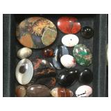 Assortment of polished stones