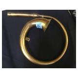 Vintage brass horn