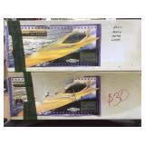 2 off shore flyer rc boats, untested, as-is