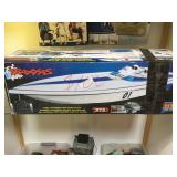 Traxxas nitro vee 3510 rc boat, untested, as-is