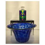 Murano Glass decanter & signed hand blown art