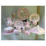 Vintage hand painted French tea set