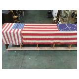 Vintage 48 star flag & circa 1960