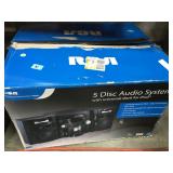 RCA 5 Disc Audio System w/ universal dock for