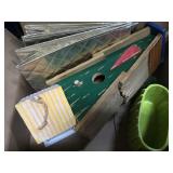 Lot of birdhouses and framed Jewelry-damaged