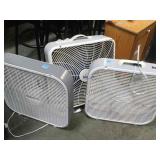 3- portable fans, Rain Guard, Lasko &Holmes