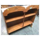 Vintage heavy wood hutch top