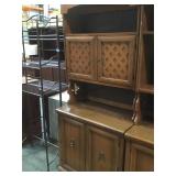 Vintage hutch w/ lower storage