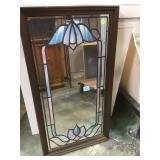 17 by 32 in framed mirror