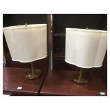 2-=metal based full shade table lamps