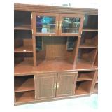 Large wooden computer desk