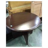 Wooden round table