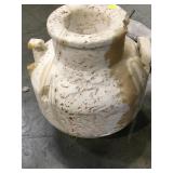 Stone Pottery Pot (caution-very heavy) damaged