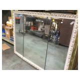 Large framed 3 section mirror