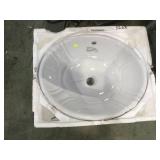 Porcelain vanity sink, (new)