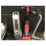 High velocity fan, drt devil vacuum  bike rack &