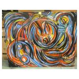 Painting on canvas signed by Jeff Juliano 48x60