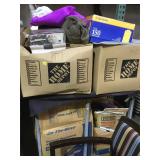 3 huge lots of stuff, kitchen items, radios,