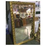 Large gold Gilt mirror 42x67 inches