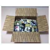 Box of assorted sports cards