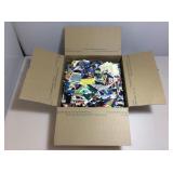 Box of assorted sports cards