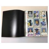 Binder of 1982 Topps Baseball Cards