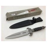 NIB dragon claw split blade knife.