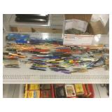 Assorted Pens, Staples and Crafting items