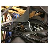 3 Boxes of Quality Wood/Plastic Hangers