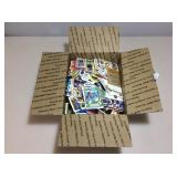 Box of assorted sports cards