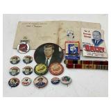 Vintage Political & Military Pins and More