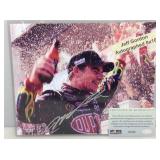 Jeff Gordon autographed picture