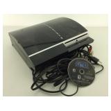 PS3 W/ Cords & Game. Tested Working, reads disks.