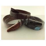 New Alligator Pattern Leather Belts